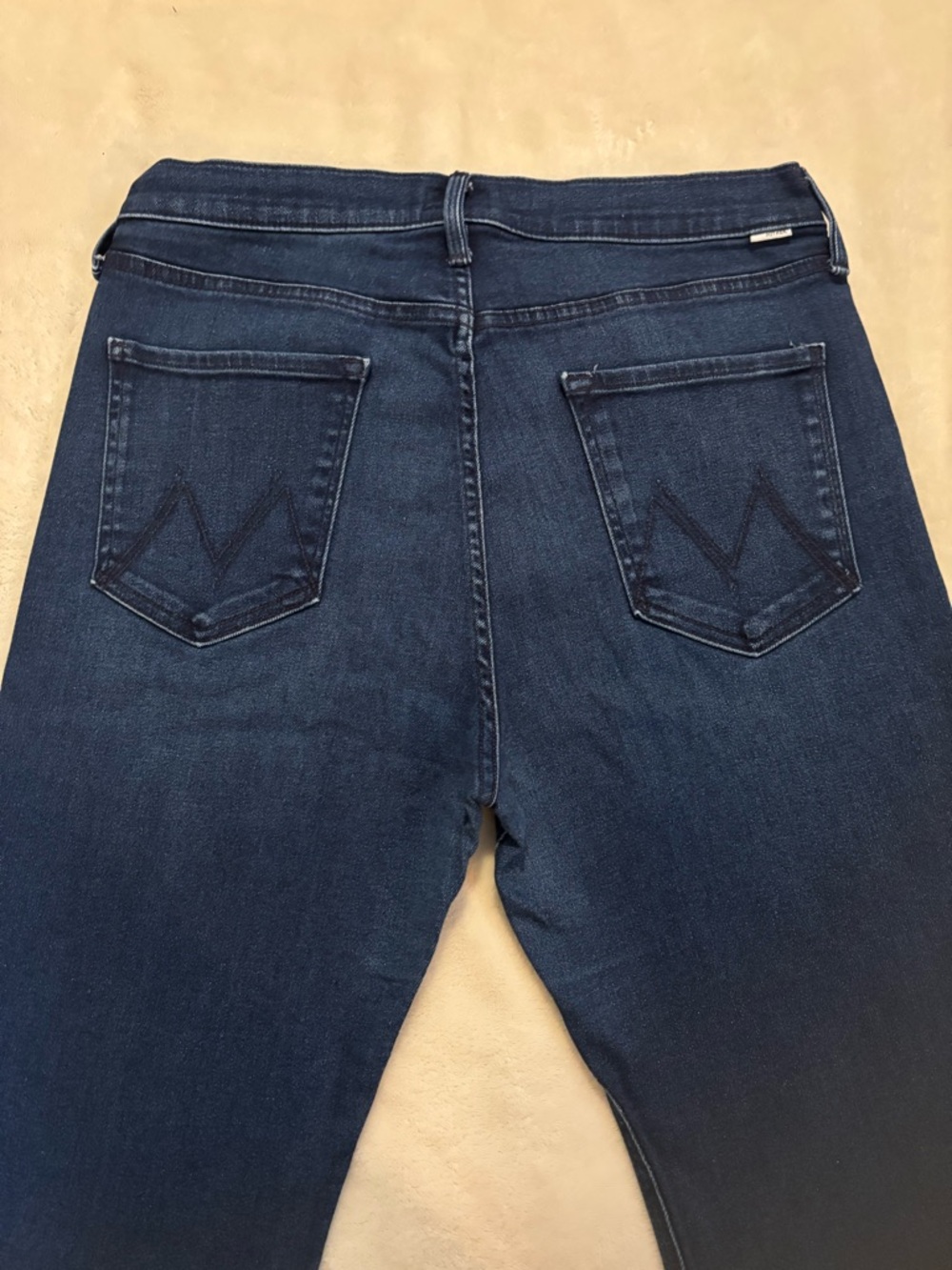 Mother Women’s Dark Blue Denim Jeans